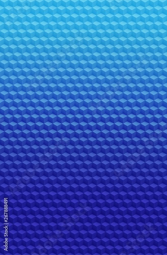 Cube modern trend geometric 3D pattern background, illustration texture.
