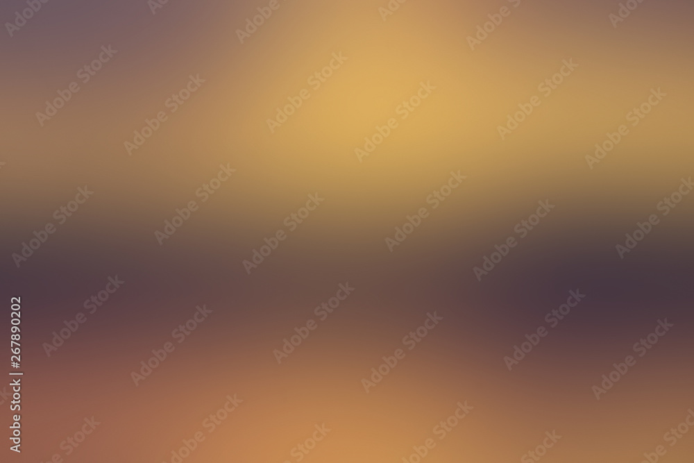 Gradient abstract background sunset, dawn, sun, evening, reflection, rays, warmth, coziness, with copy space