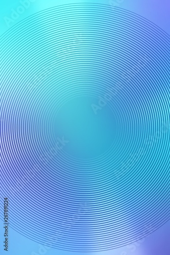 Gradient radial background, blue sky, blur smooth soft texture wallpaper abstract. Smooth Light