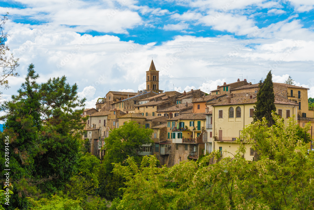 Torri in Sabina (Italy) - A little medieval village in the heart of the Sabina, Lazio region, during the spring