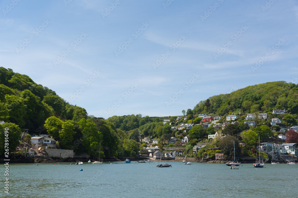 Dartmouth Devon England views of the historic town from the River Dart boat trip