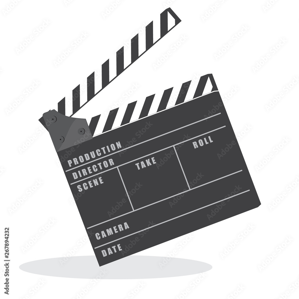 Obraz premium movie clapper board