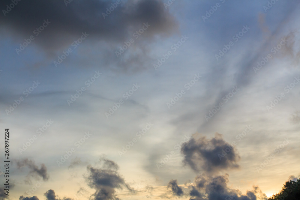 Sky background sunset sunset, in Phuket Thailand Sky background sunset sunset, in Phuket Thailand