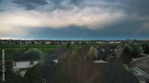 Longmont Colorado city street overlooking Ute creek golf coarse photo