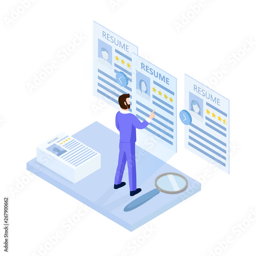 Hiring and recruitment concept