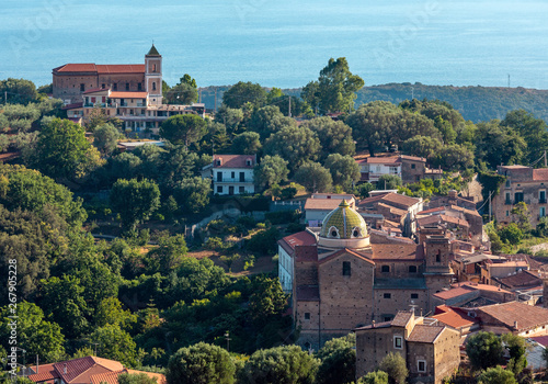 Tyrrhenian sea landscape, Campania, Italy