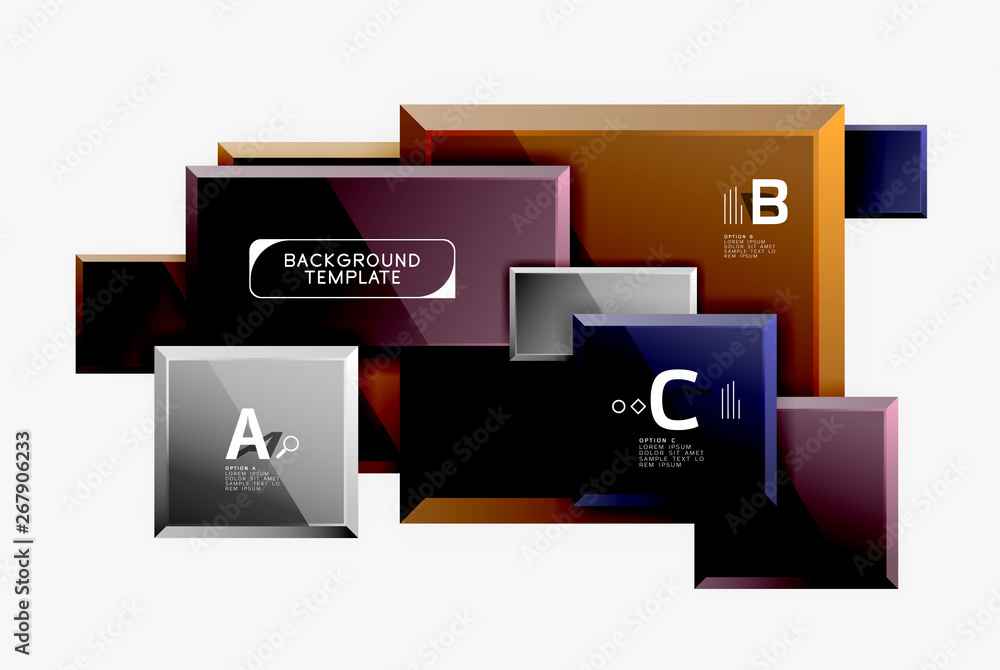Minimal square banner abstract background Minimal square banner abstract background