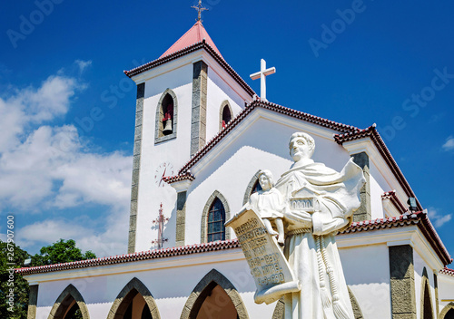 portuguese christian catholic church landmark in central dili east timor photo