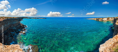 Sicily summer sea beach, Italy