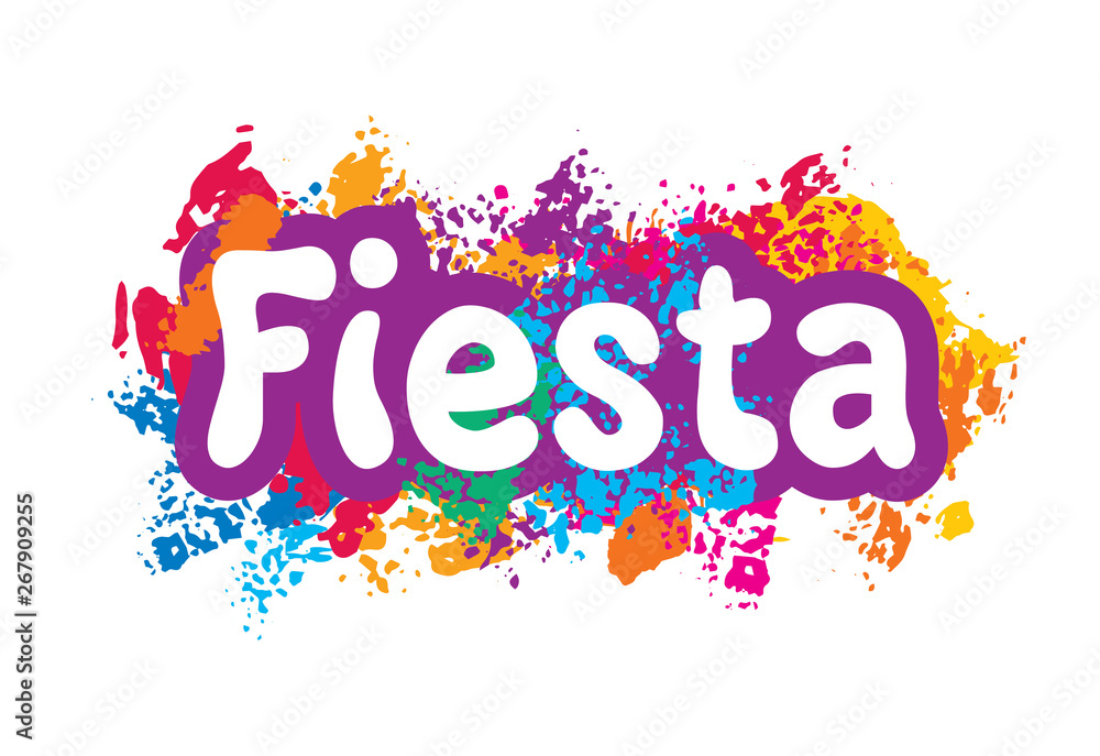 Abstract logo for the Fiesta. Vector illustration