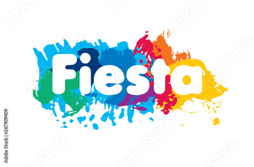 Abstract logo for the Fiesta. Vector illustration