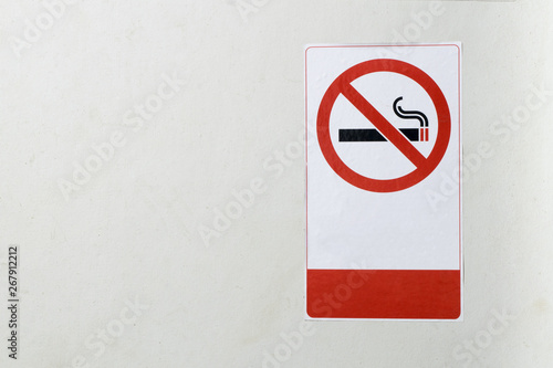 no smoking sign © Chanin