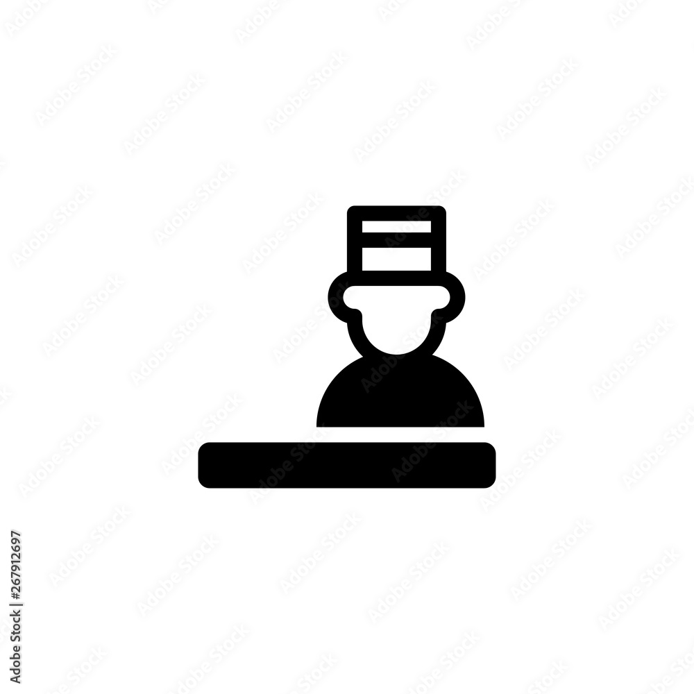 hotel reception service icon vector illustration hotel reception service icon vector illustration