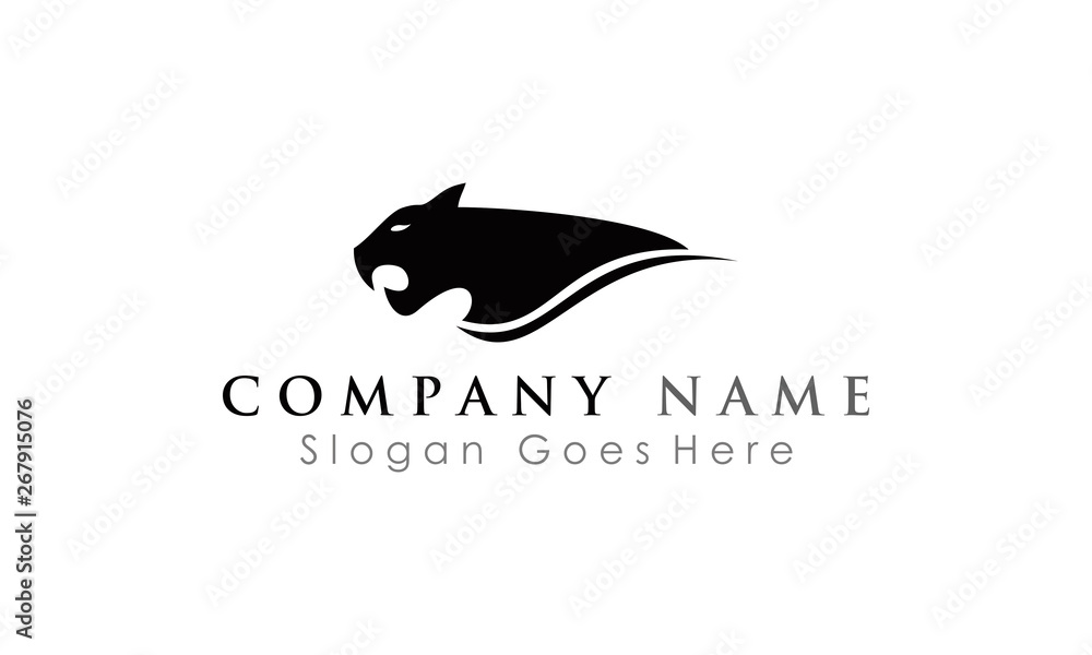 Obraz premium tiger logo vector