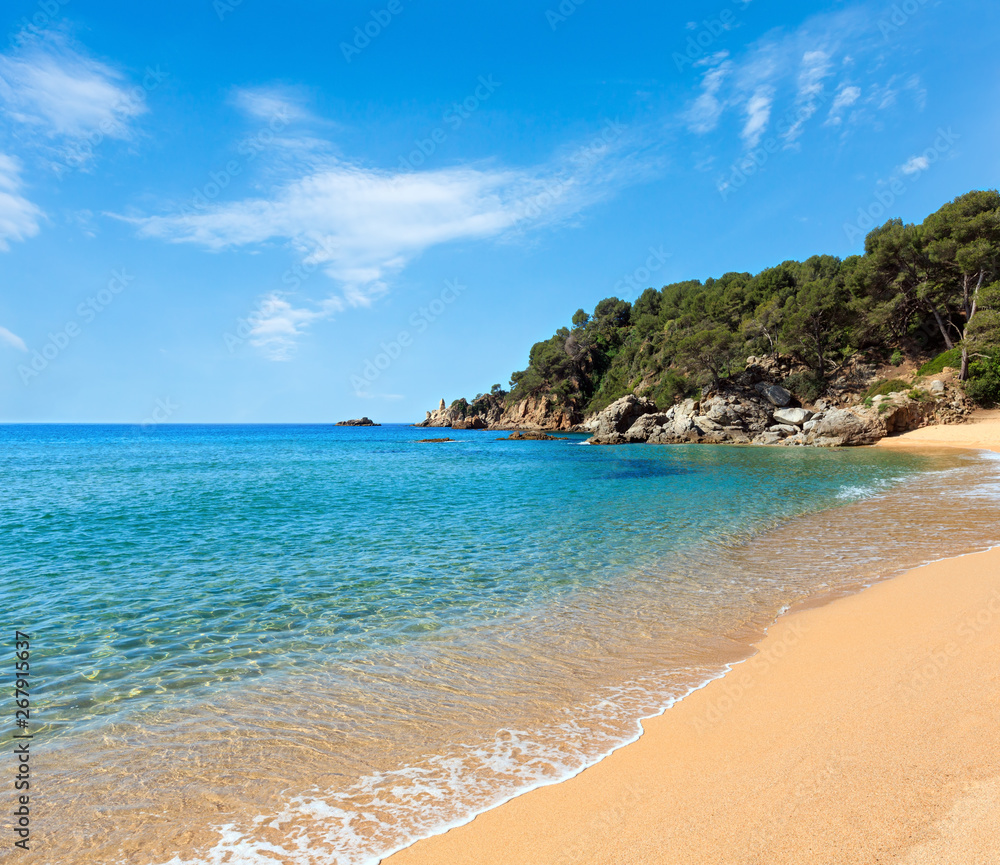 Mediterranean sea rocky coast, Spain
