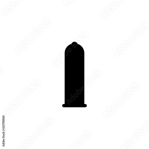 condom, sex protection icon vector illustration