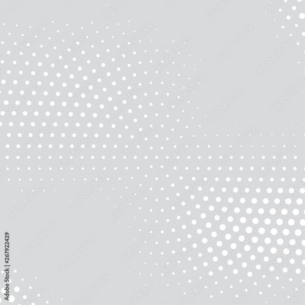 Halftone radial dots background in modern style on white background. Halftone radial dots background in modern style on white background.