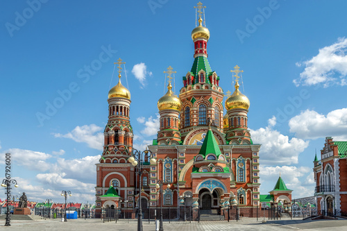 Cathedral of the blessed virgin Mary in Yoshkar-Ola, Russia. photo
