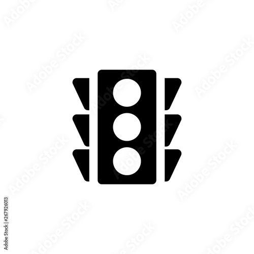 traffice light, semaphore icon vector illustration