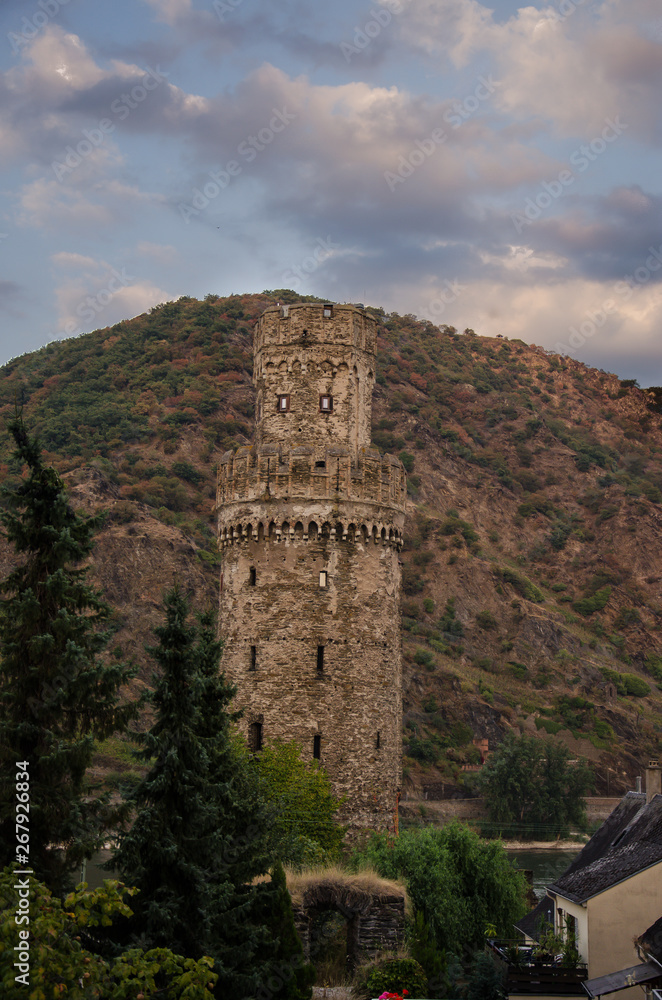Medieval tower in Oberwesel, Germany Medieval tower in Oberwesel, Germany