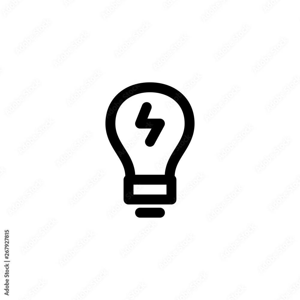 light bulb, idea icon vector illustration light bulb, idea icon vector illustration