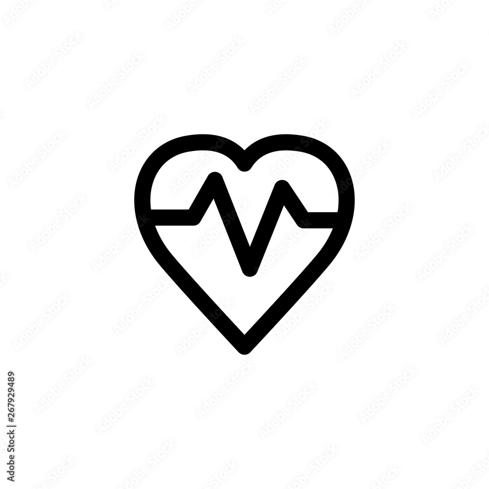 pulse cardiogram icon vector illustration pulse cardiogram icon vector illustration