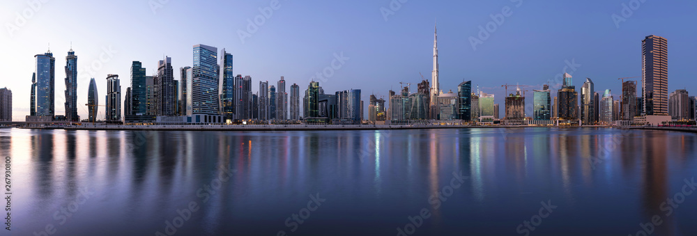 Skyline of Dubai from the Business Bay
