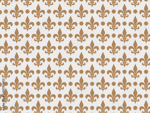 Royal Lily Seamless Pattern