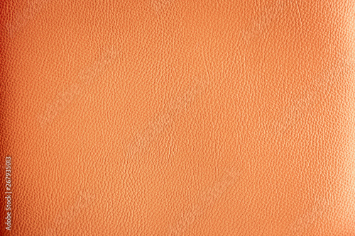 Texture orange artificial leather © pandaclub23