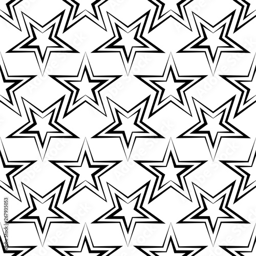 Star Seamless Pattern Design