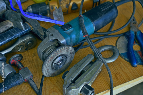tools in the repair shop