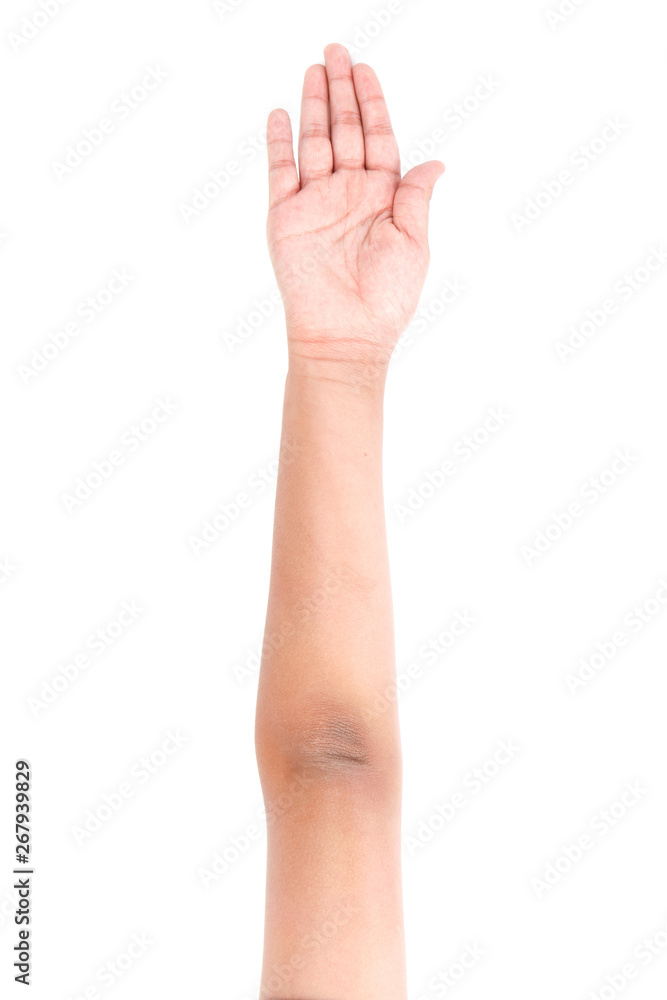Boy hand gestures isolated over the white background. Boy hand gestures isolated over the white background.
