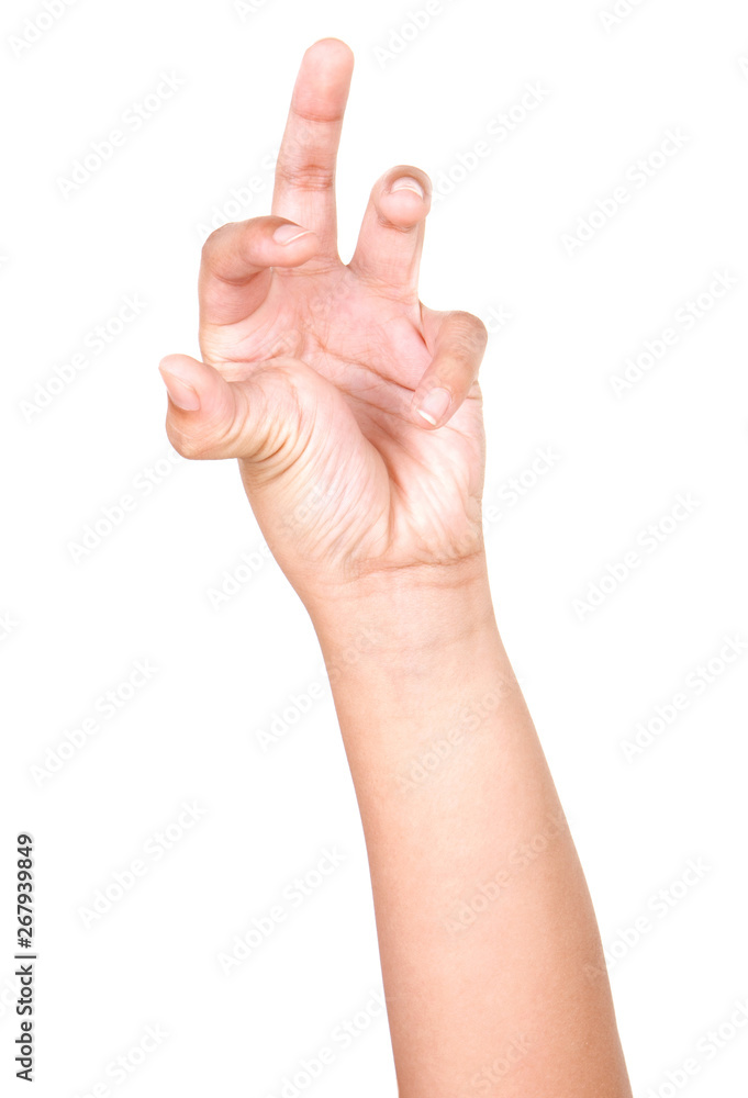 Boy hand gestures isolated over the white background. Boy hand gestures isolated over the white background.
