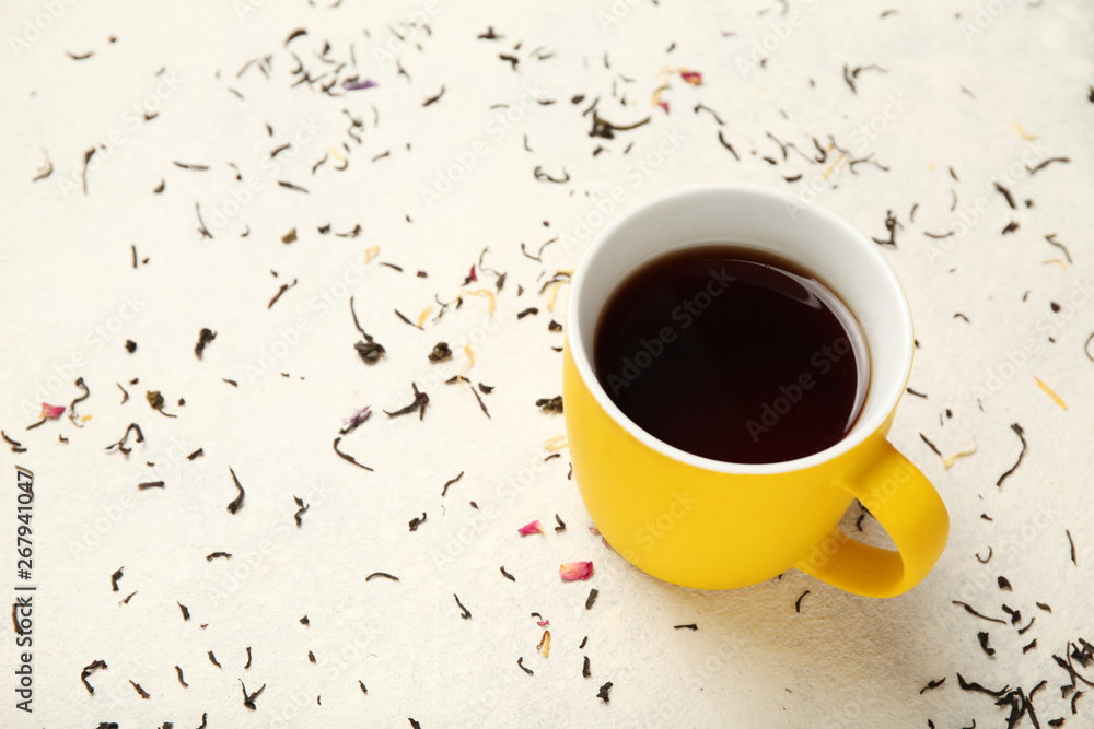 Black tea (coffee) in bright cups, office break, team building. Black tea (coffee) in bright cups, office break, team building.