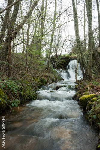 efecto seda rio cascada