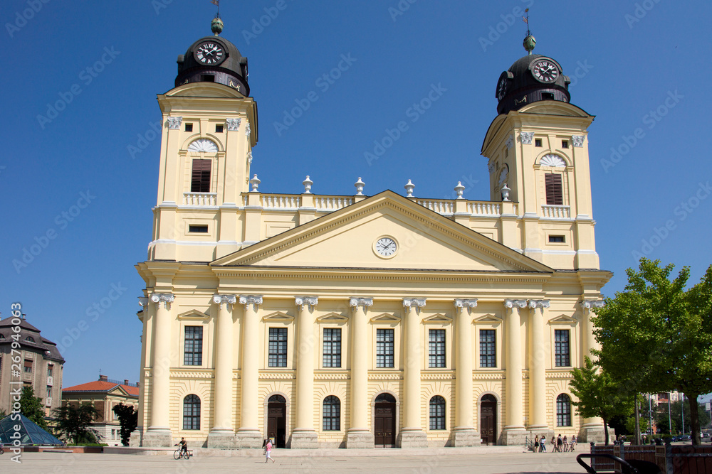 Great Church or Nagytemplom Calvinist Church in Debrecen Eastern Hungary