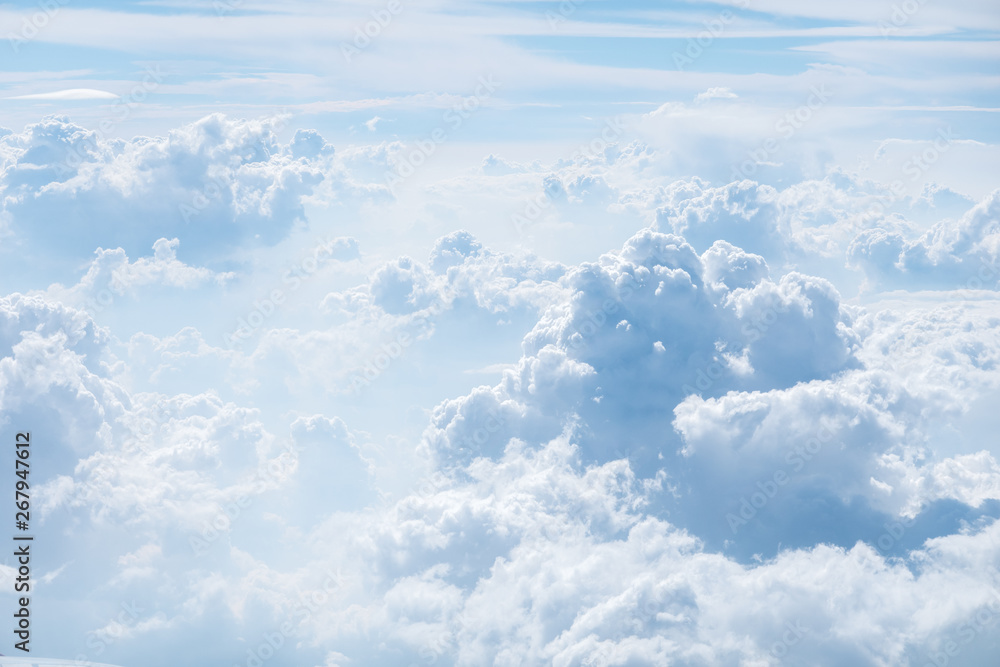 The sky is bright blue. There are clouds floating through. Feel relax when looking. See the sun on the sun. The sky is bright blue. There are clouds floating through. Feel relax when looking. See the sun on the sun.