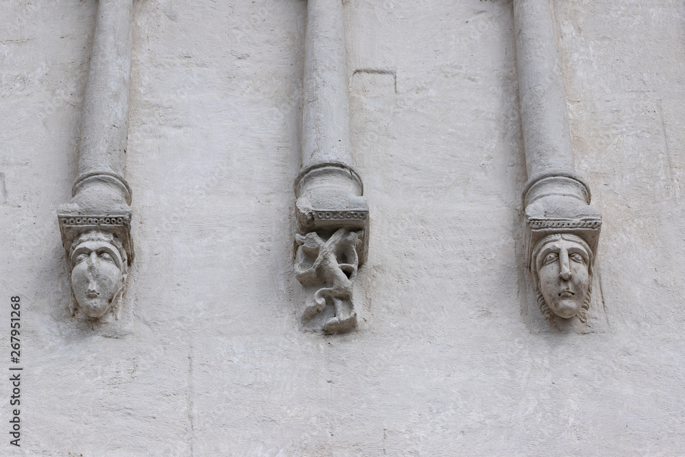 Angels and Beasts of the Intercession on the Nerl Church Angels and Beasts of the Intercession on the Nerl Church