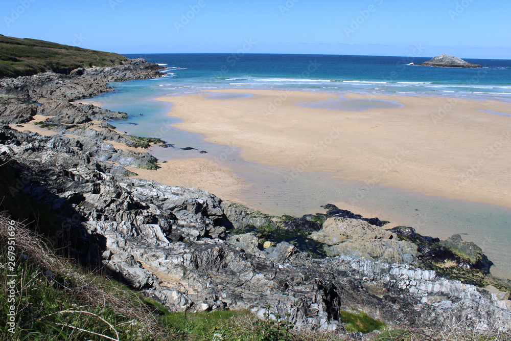 Crantock Beach & Bay, Cornwall UK