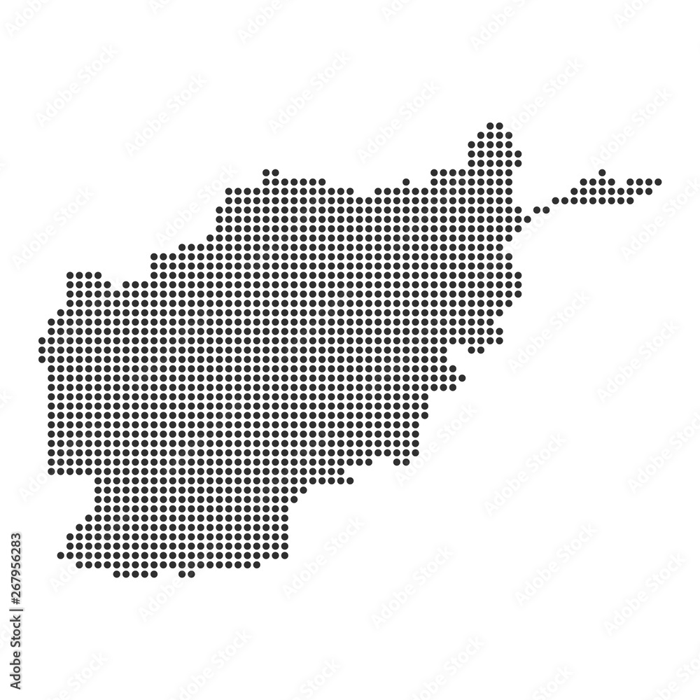 Obraz premium Map with dot