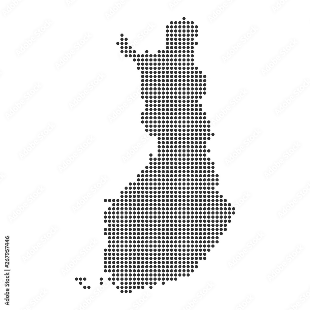 Obraz premium Map with dot