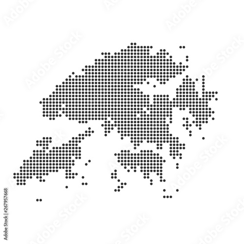 Map with dot