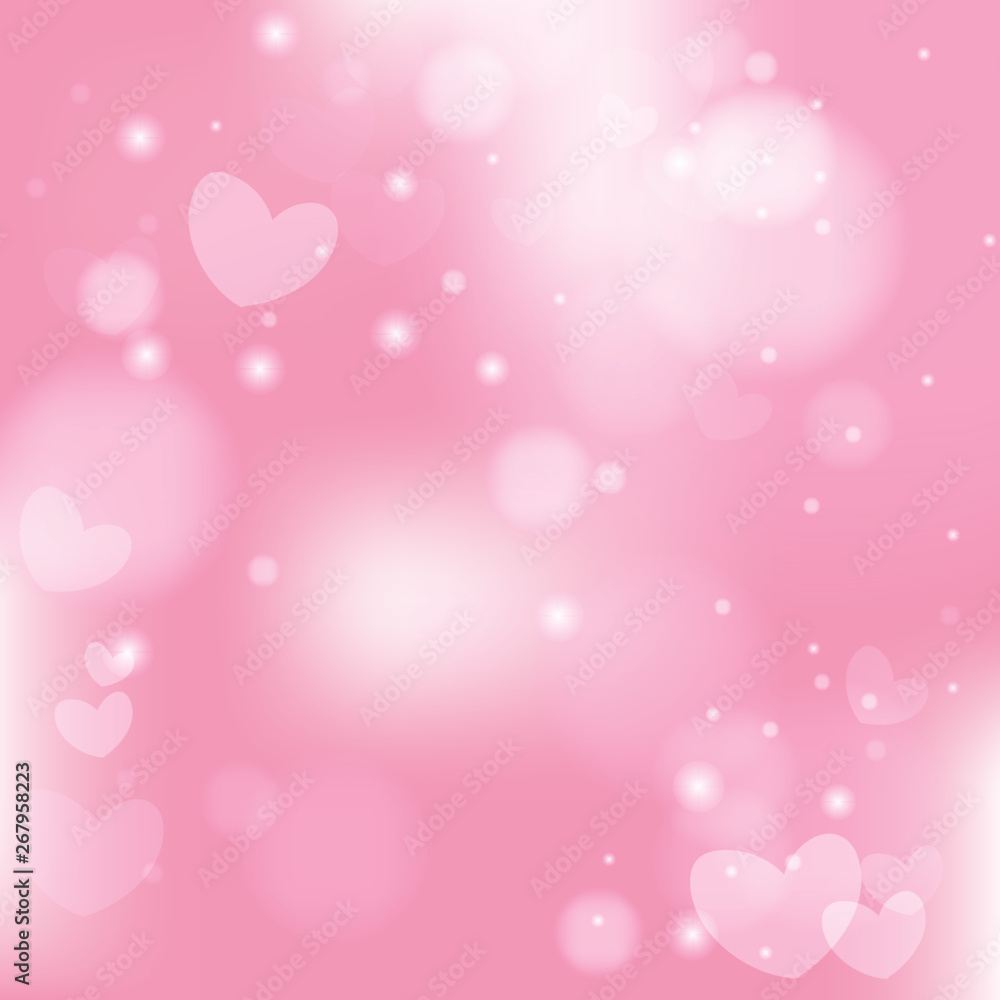 Blur heart background. valentines day.