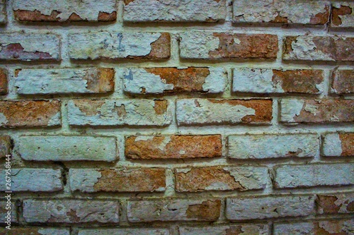  The walls are made of brick  blurred images