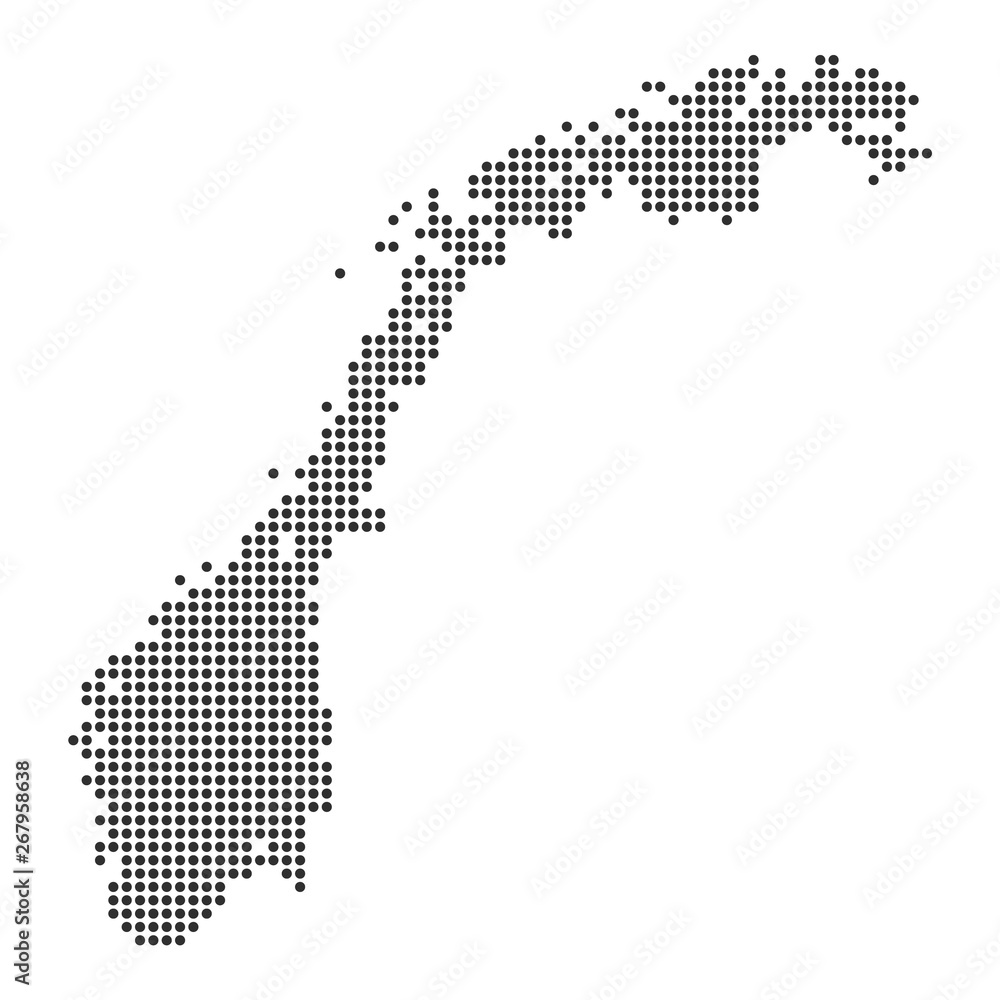 Obraz premium Map with dot
