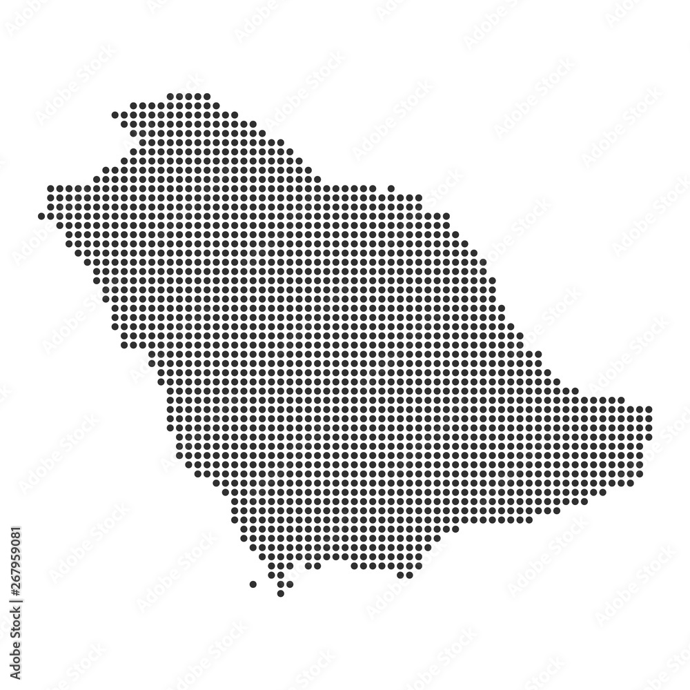 Fototapeta premium Map with dot