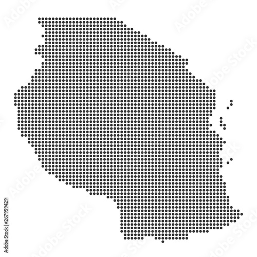 Map with dot
