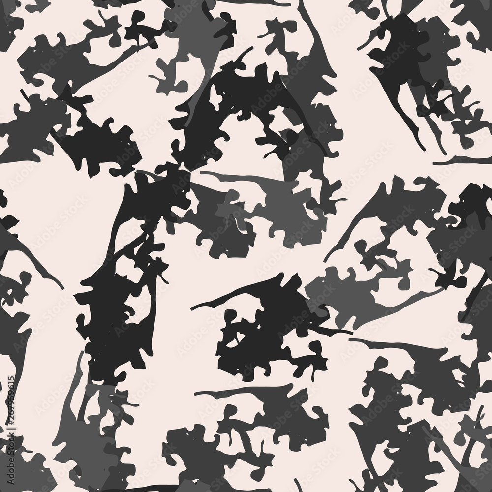 Urban UFO camouflage of various shades of gray and nude colors Urban UFO camouflage of various shades of gray and nude colors
