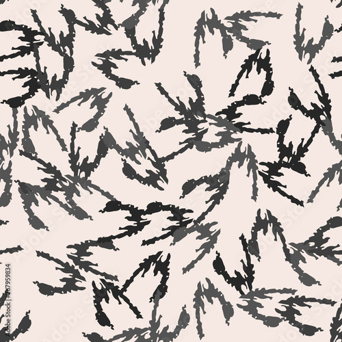 Urban UFO camouflage of various shades of gray and nude colors