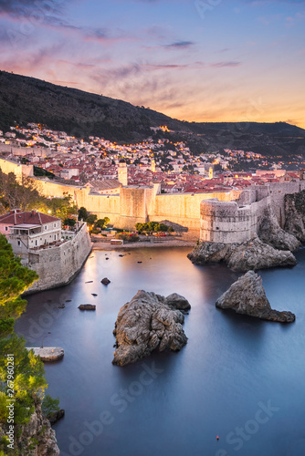 Old town of Dubrovnik, Croatia photo
